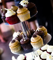 Custom-designed wedding cakes & cupcake towers for your special day